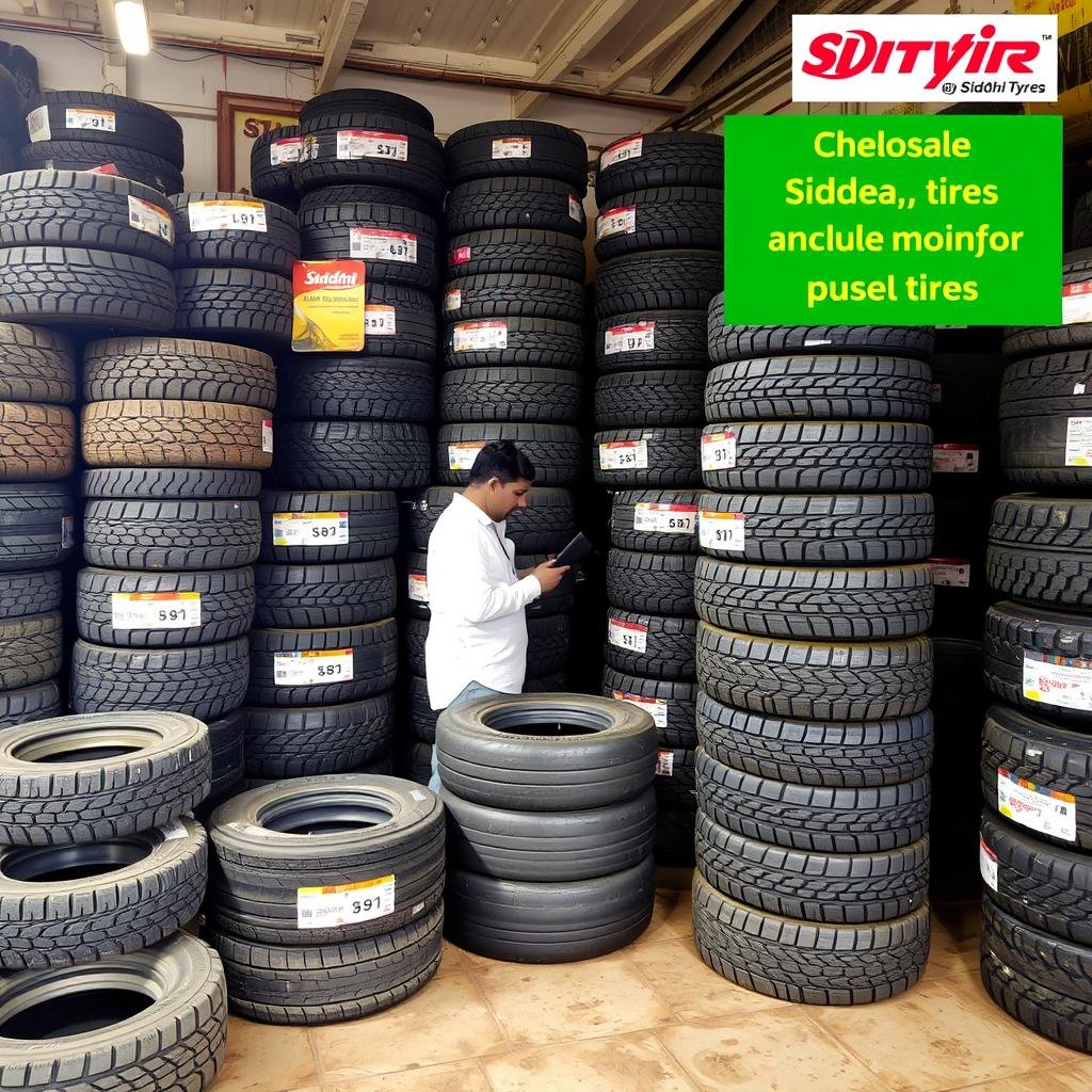 Bulk used tyre for car deals at Siddhi Tyre