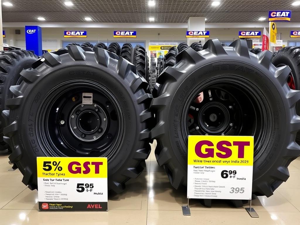 CEAT tractor tyres with 5% GST rate in Mumbai dealership