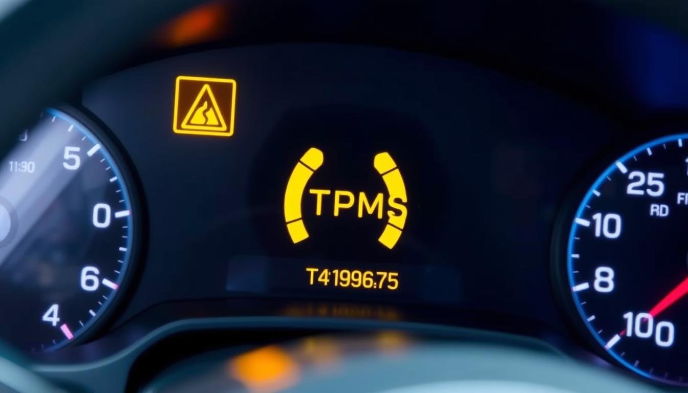 How tyre pressure monitoring system works - dashboard warning light