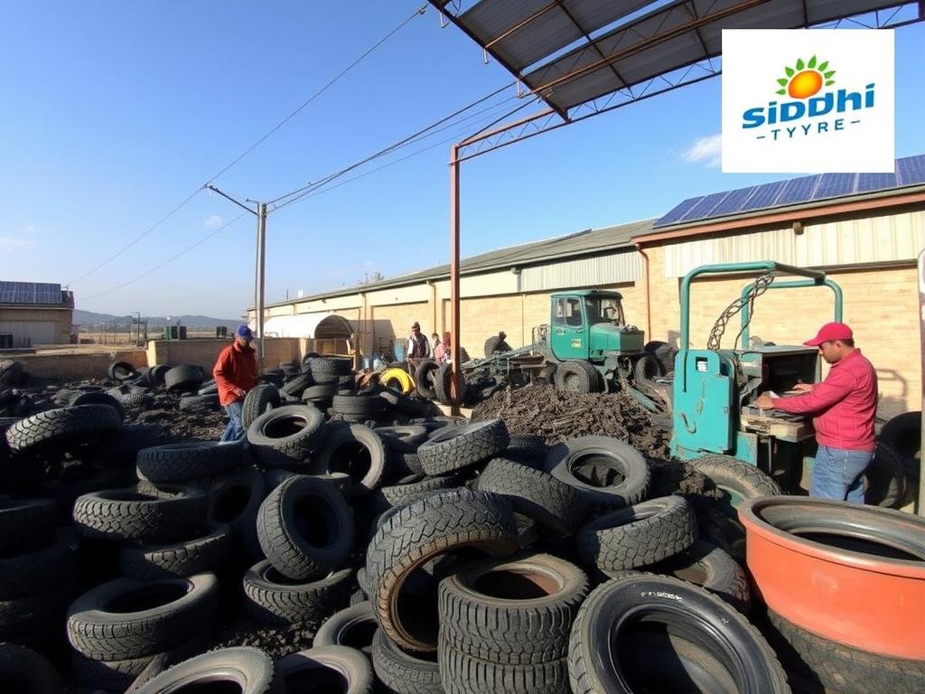 Siddhi Tyre's environmental initiatives in action, an important aspect of the Siddhi Difference