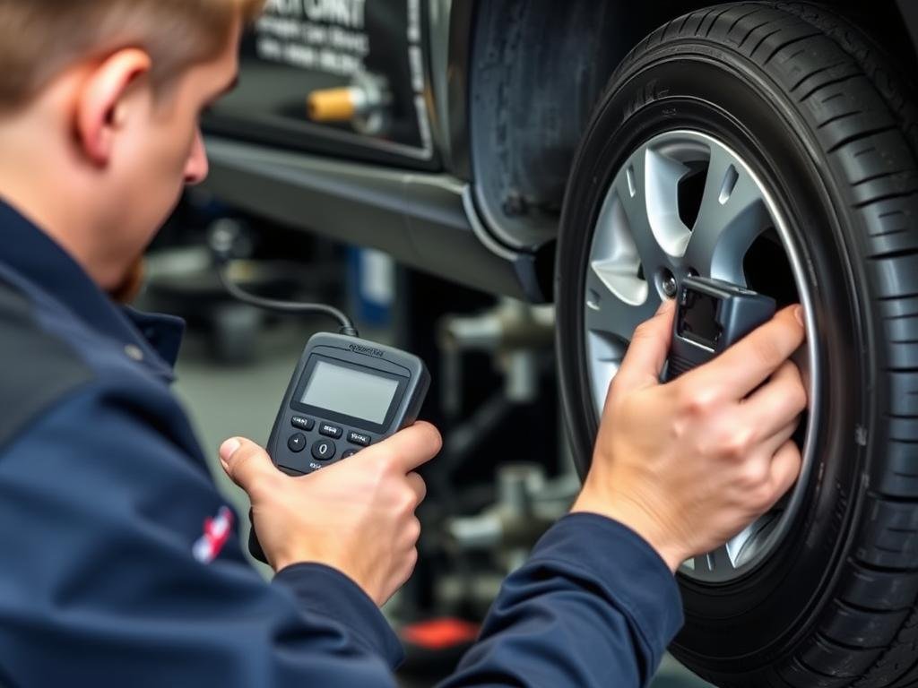 TPMS inspection during vehicle service
