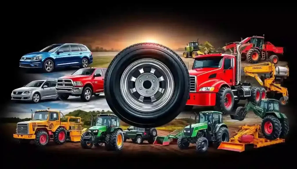 Various Vehicles Using  { Radial Tyres }