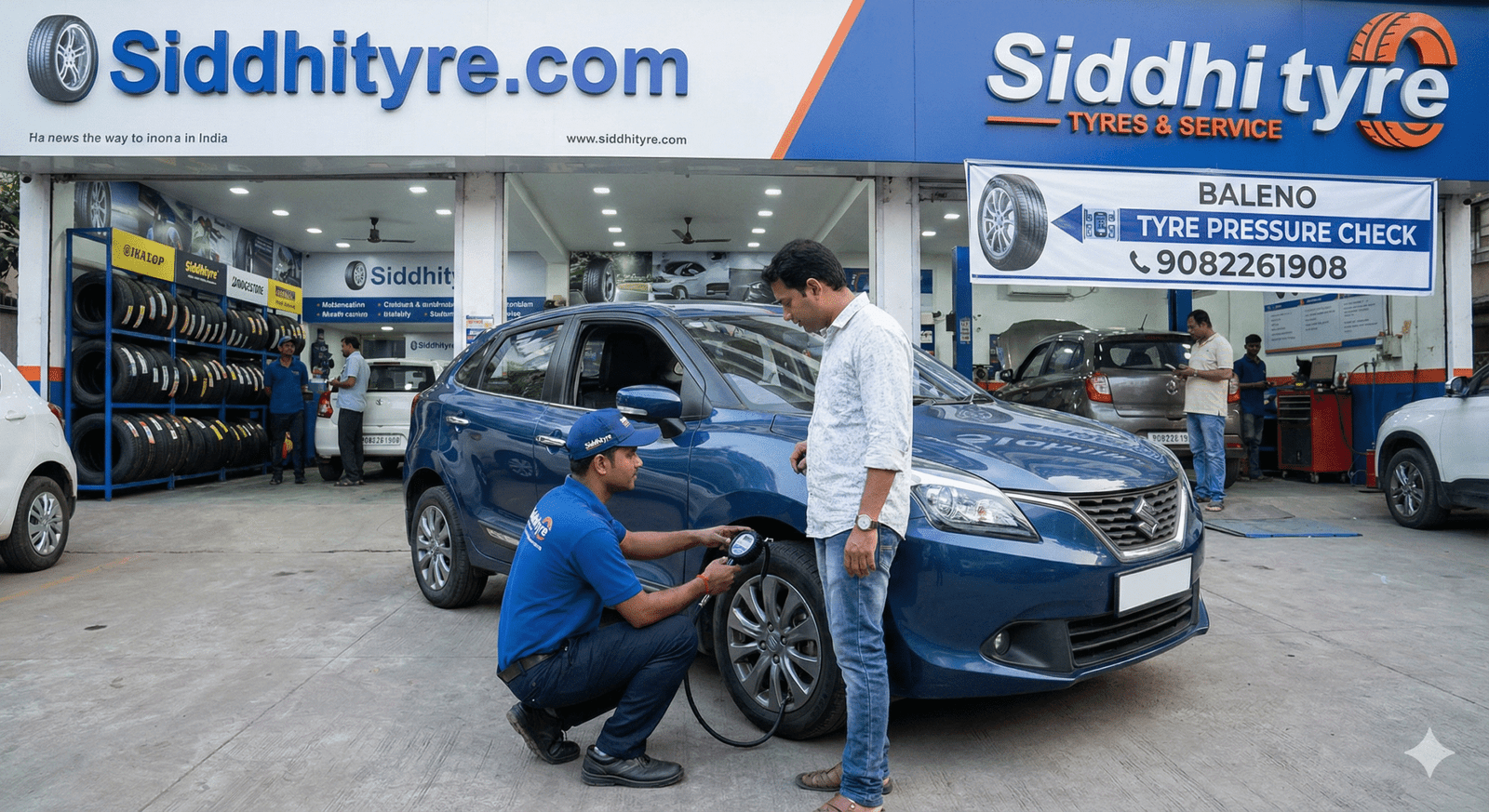 Maruti Baleno Tyre Pressure Recommended PSI
