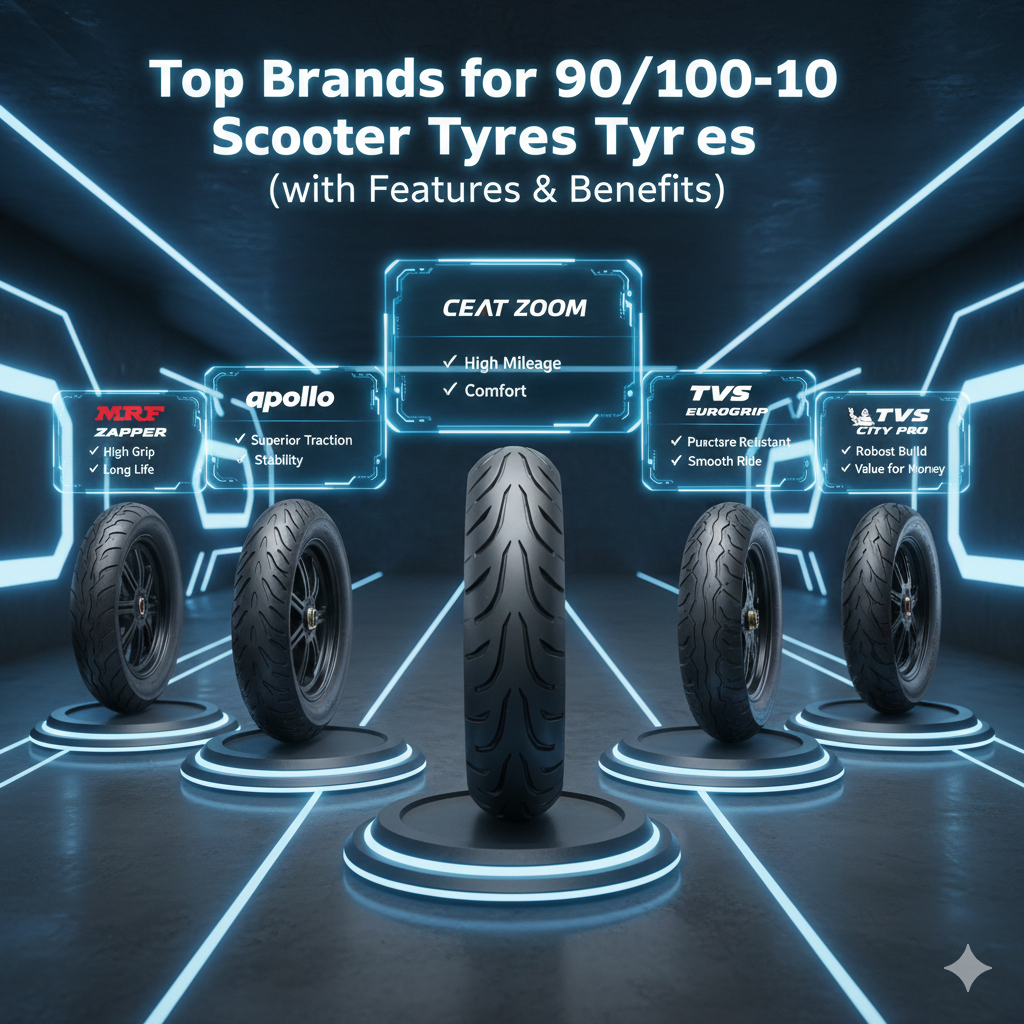 Top Brands for 90100-10 Scooter Tyres (with Features & Benefits)