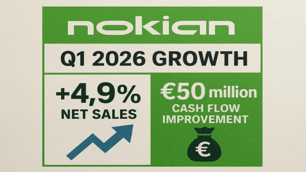 Nokian Tyres Q1 2026 financial growth and revenue statistics