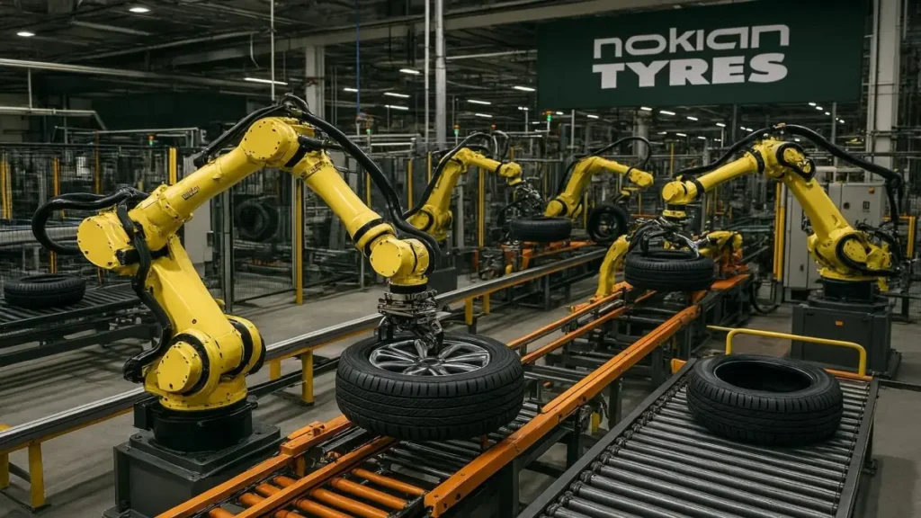Nokian Tyres modern manufacturing and production facility